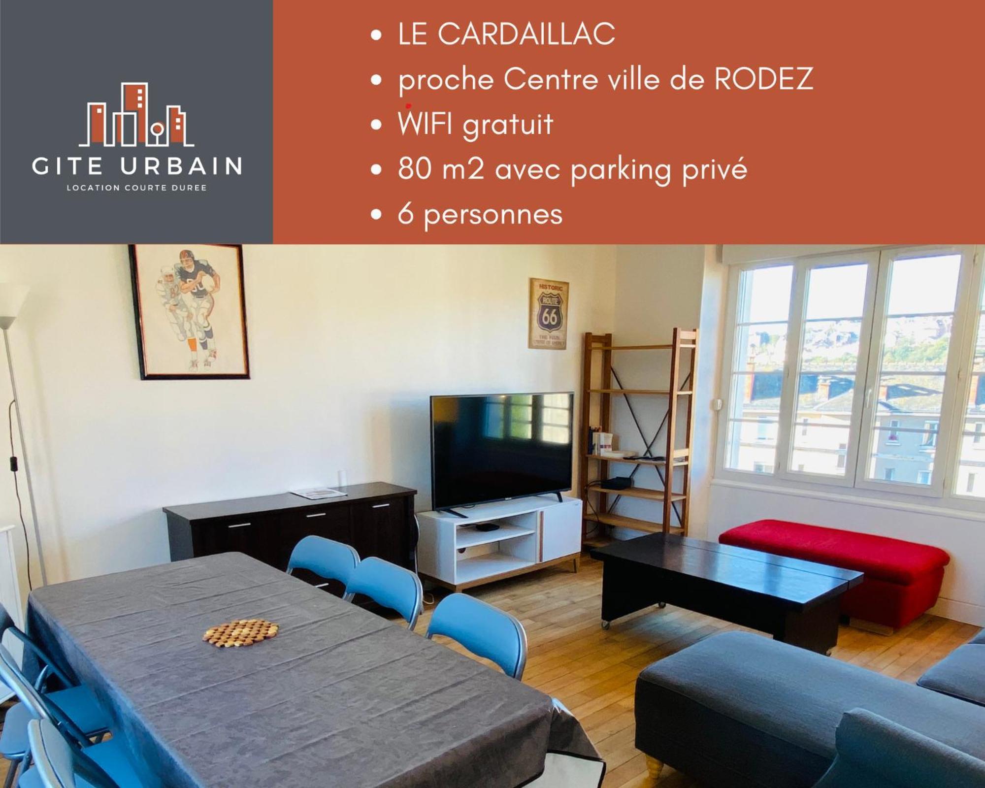Appartement T4 Cite Cardaillac, Parking Prive, Wifi ロデーズ エクステリア 写真